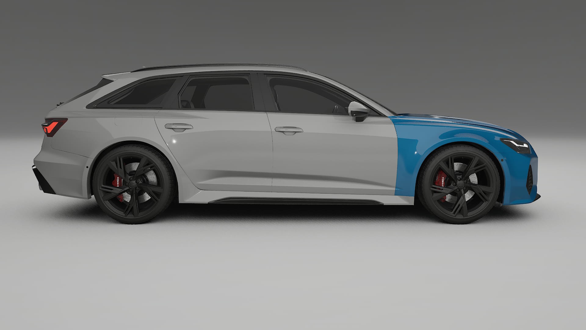 Audi RS6 Avant C8 facelift LCI Lackschutzfolie | CrystalGuard Transparente TPU PPF Frontschutz Kit