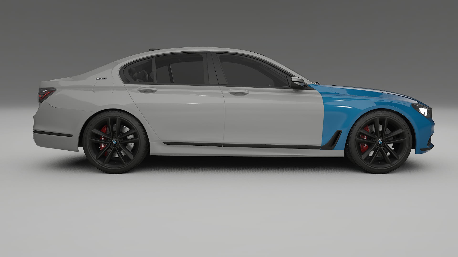 BMW 7 G11 G12 facelift LCI Lackschutzfolie | CrystalGuard Transparente TPU PPF Frontschutz Kit