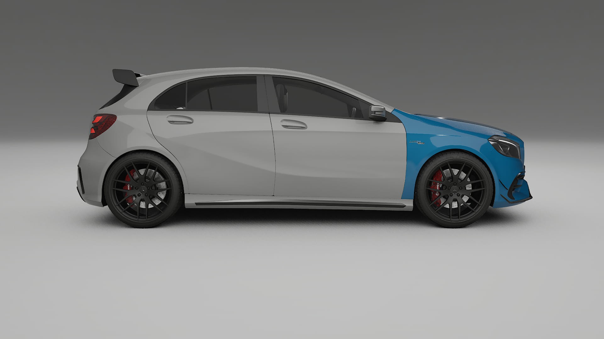 Mercedes A45 AMG W176 Lackschutzfolie | CrystalGuard Transparente TPU PPF Frontschutz Kit
