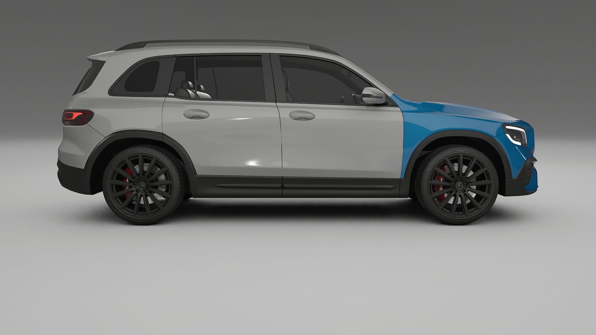 Mercedes AMG GLB Lackschutzfolie | CrystalGuard Transparente TPU PPF Frontschutz Kit