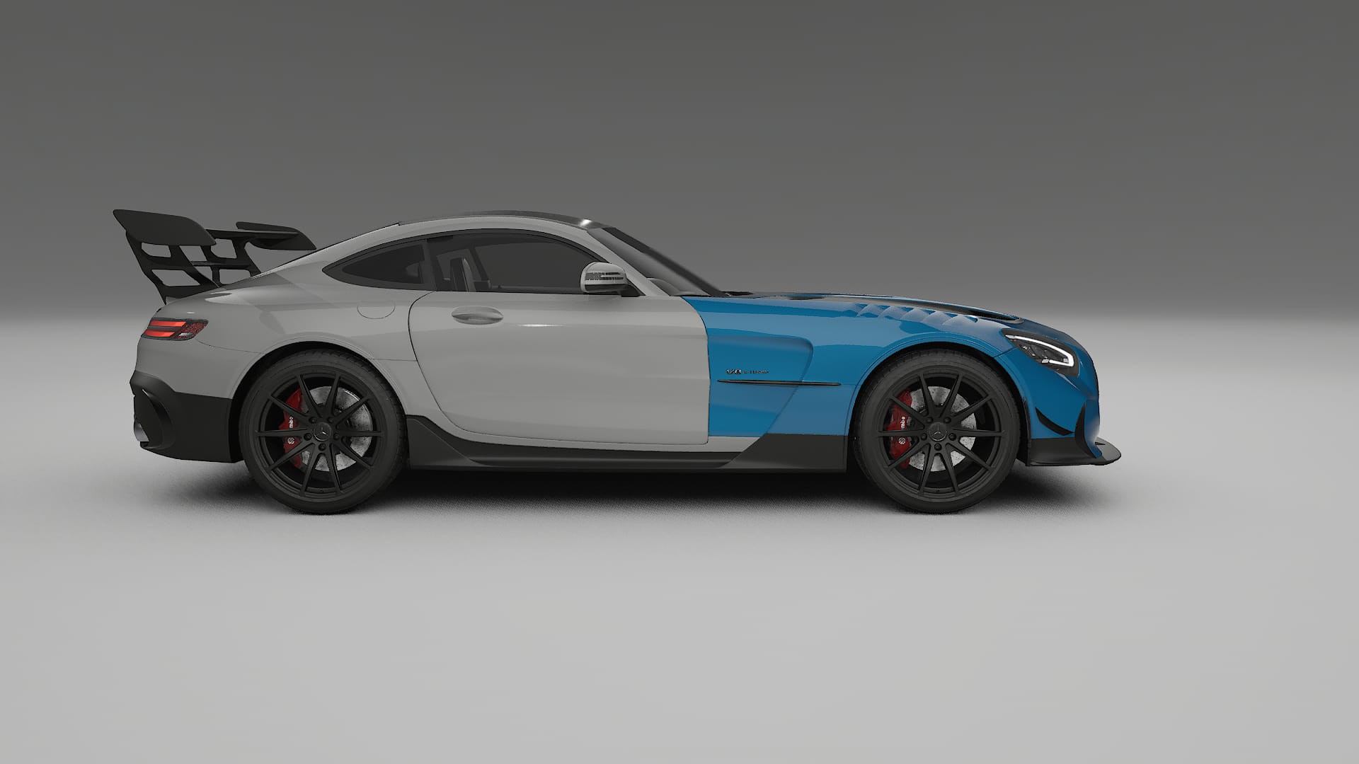 Mercedes AMG GT Black Series C192 Coupe Lackschutzfolie | CrystalGuard Transparente TPU PPF Frontschutz Kit
