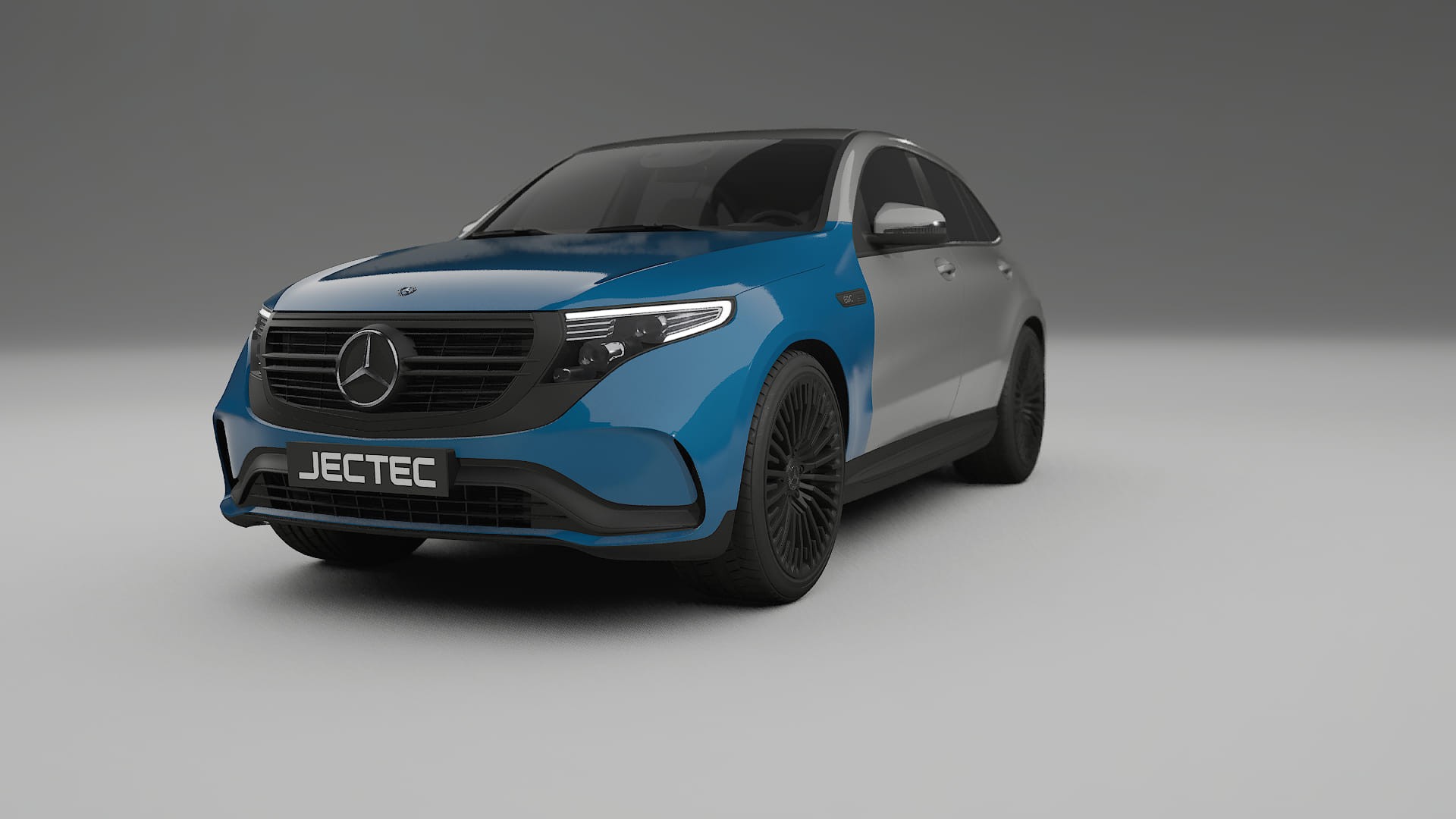 Mercedes EQC AMG Lackschutzfolie | CrystalGuard Transparente TPU PPF Frontschutz Kit