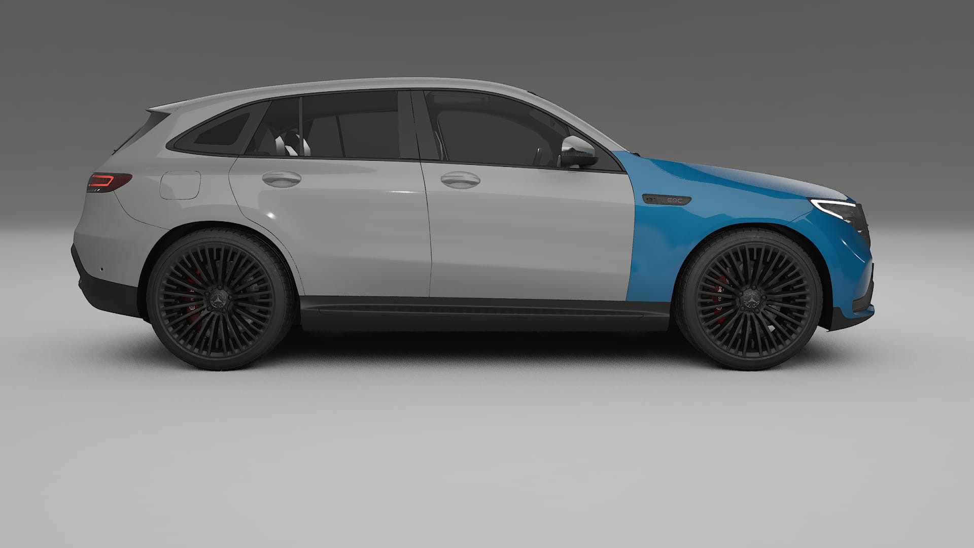 Mercedes EQC AMG Lackschutzfolie | CrystalGuard Transparente TPU PPF Frontschutz Kit