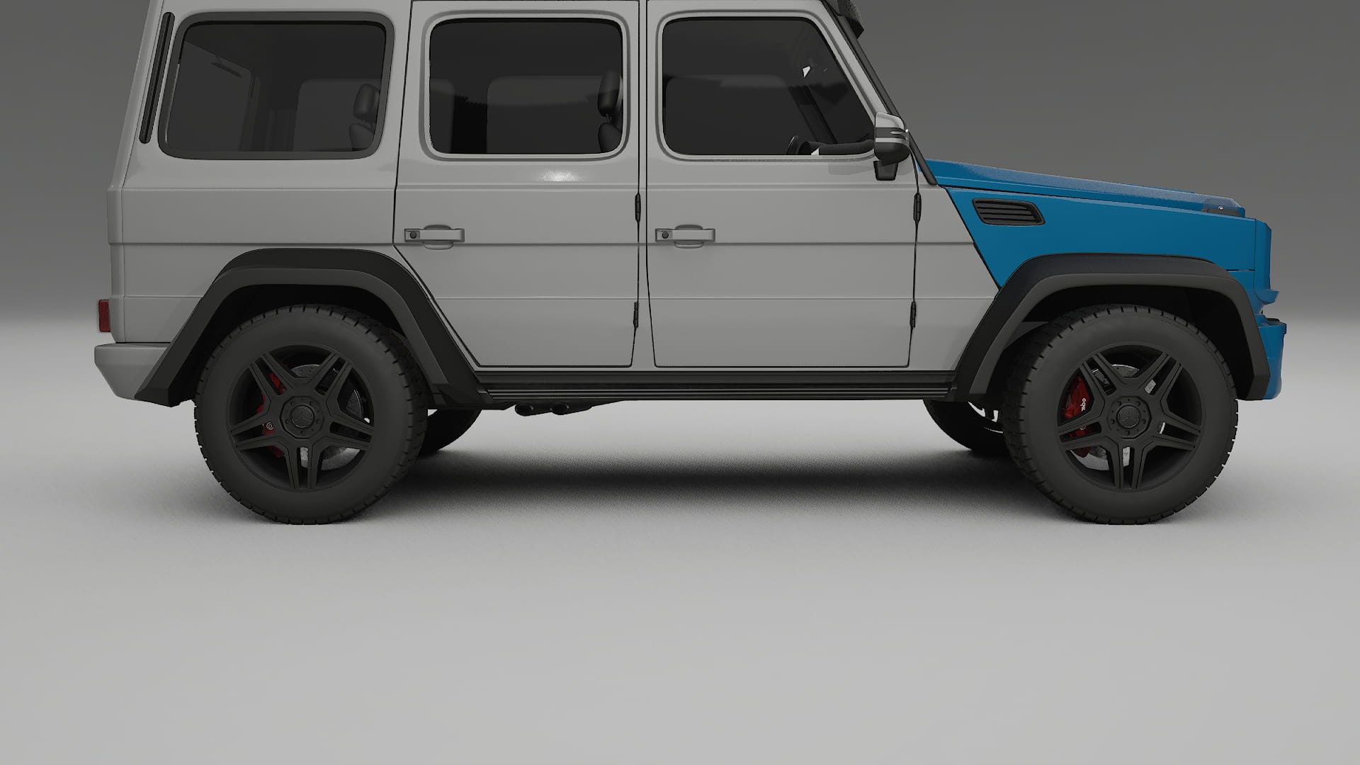 Mercedes G-class 4x4 W463 Lackschutzfolie | CrystalGuard Transparente TPU PPF Frontschutz Kit