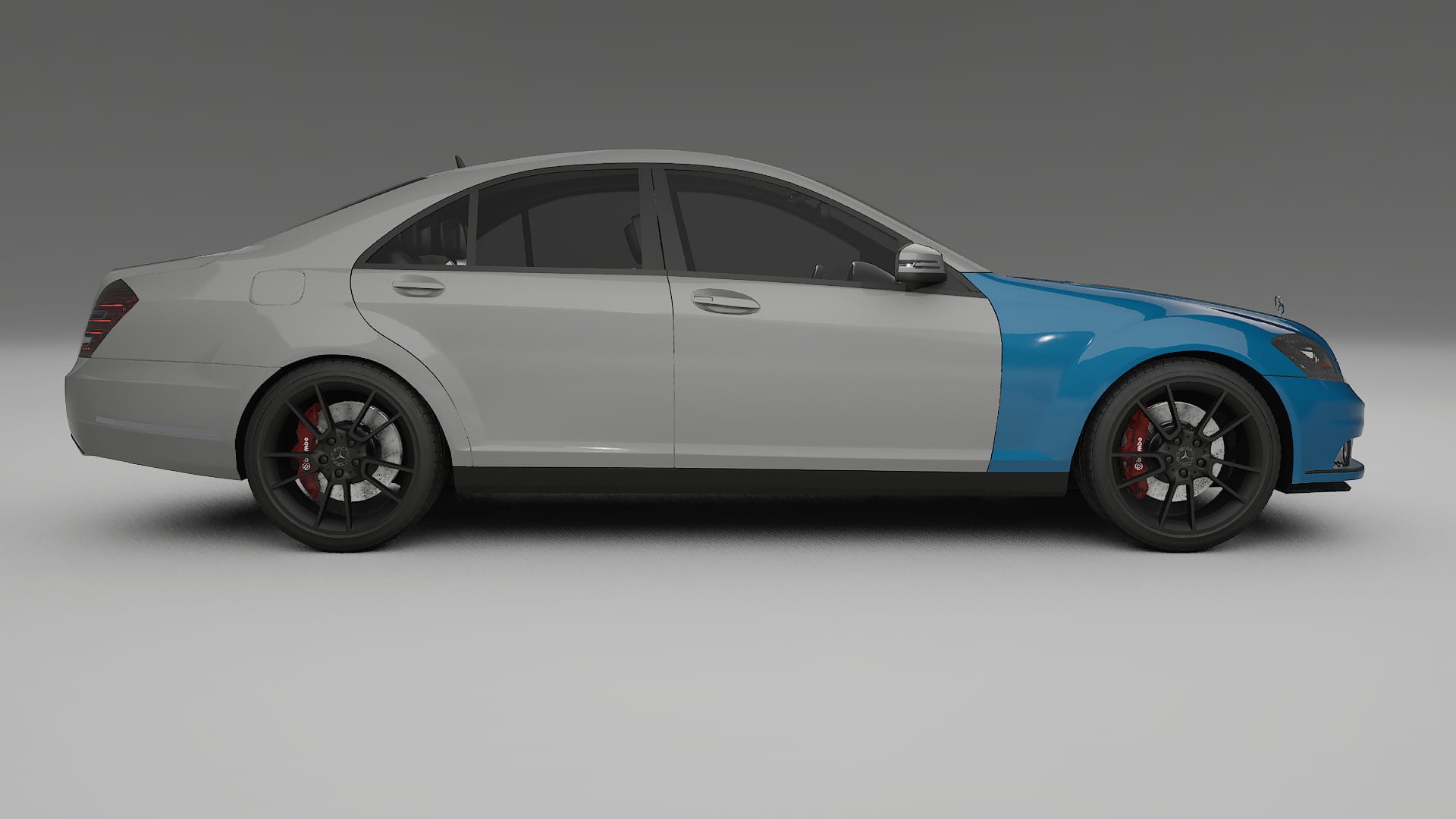 Mercedes S-class W221 facelift LCI Lackschutzfolie | CrystalGuard Transparente TPU PPF Frontschutz Kit