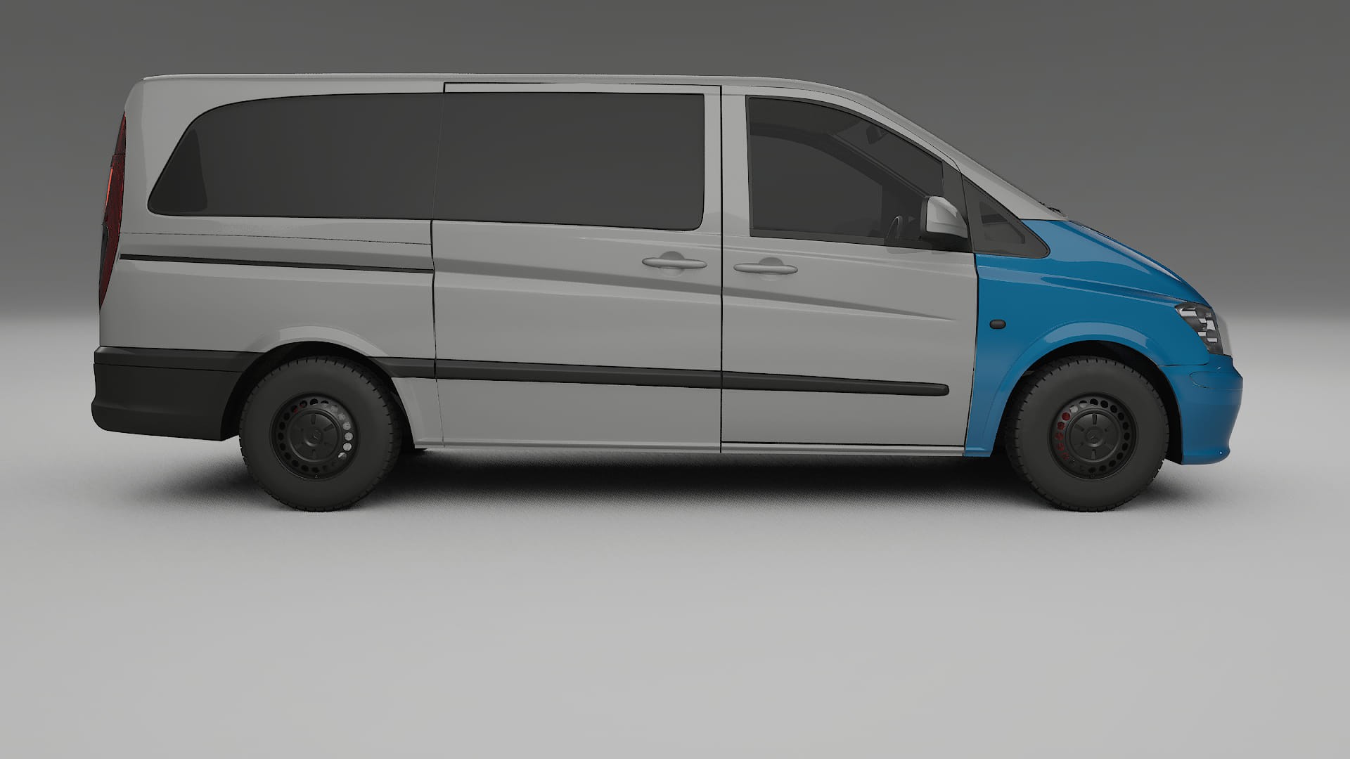 Mercedes Vito Short W639 facelift LCI Lackschutzfolie | CrystalGuard Transparente TPU PPF Frontschutz Kit